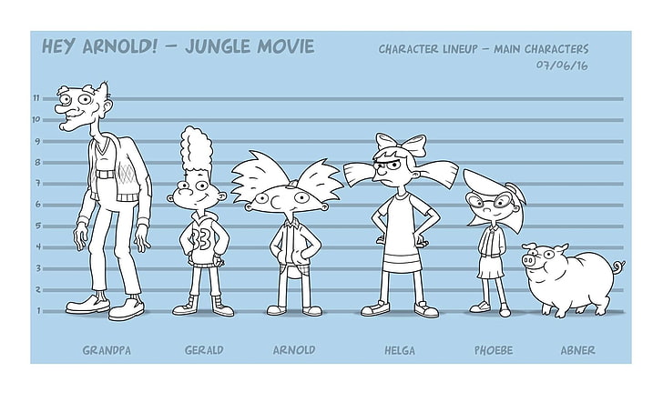 Programa de televisión, Hey Arnold !: The Jungle Movie, Fondo de pantalla HD