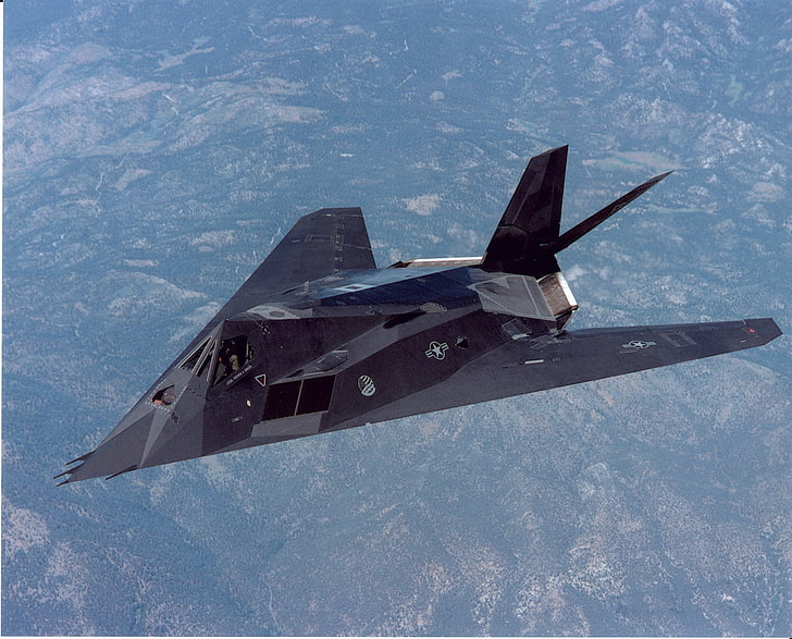 Aviões militares, Lockheed F-117 Nighthawk, HD papel de parede