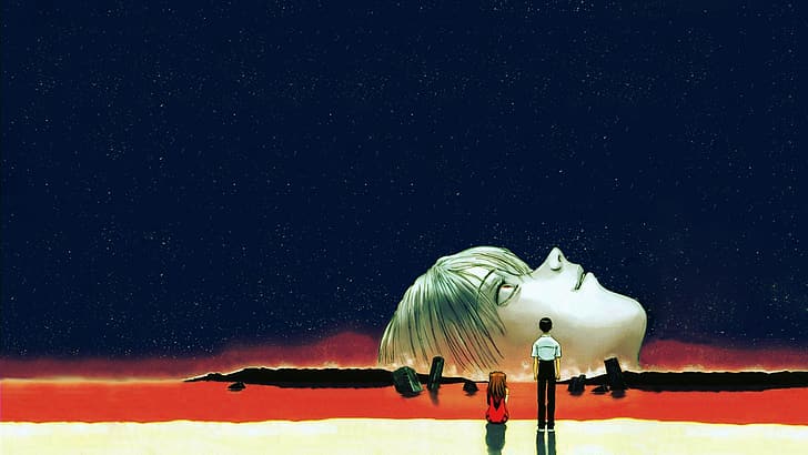 Neon Genesis Evangelion, kota anime, Evangelion: 1.0, evangelion: 3.0 + 1.0, Wallpaper HD