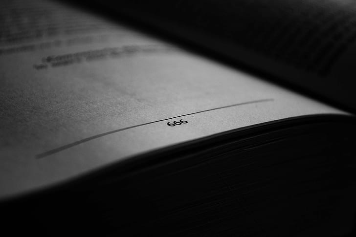 black and white, blur, book, business, close up, commerce, composition, conceptual, demon, document, education, evil, laptop, money, number, page, paper, technology, text, writing, HD wallpaper