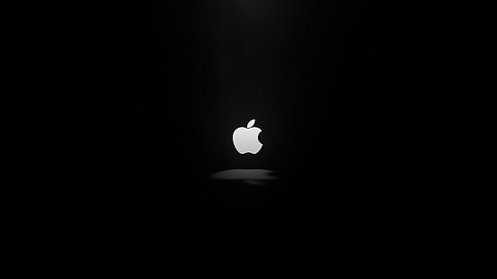 4K, Logo, Dark, Apple, HD wallpaper HD wallpaper