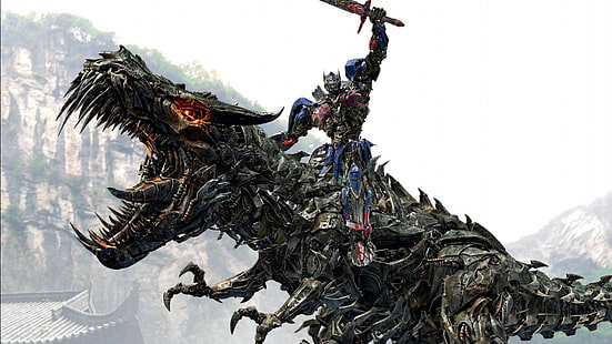 Transformers, Optimus Prime, Grimlock, Transformers: Age of Extinction, วอลล์เปเปอร์ HD HD wallpaper