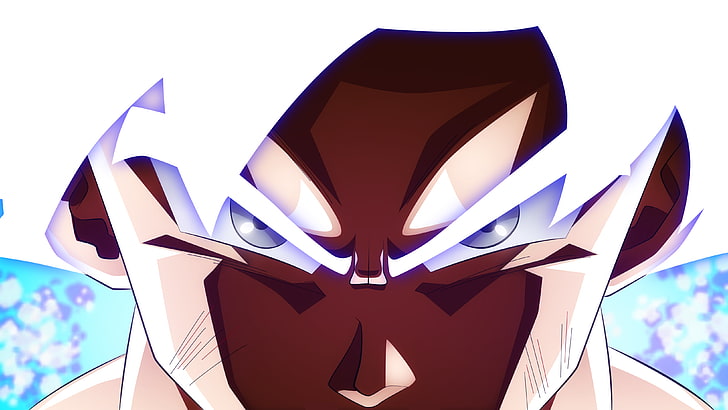 Ilustrasi Ultra Instinct Son Goku, DBS, ultra instict, Ultra-Instinct Goku, Dragon Ball, Dragon Ball Super, Wallpaper HD