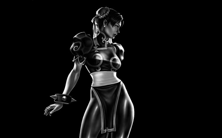 Sonya аниме герой, произведения на изкуството, видео игри, Chun-Li, Street Fighter, HD тапет