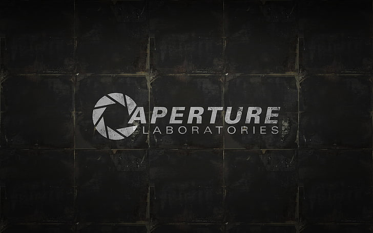 Logo Aperture Laboratories, Laboratorium Aperture, Portal (game), video game, Wallpaper HD