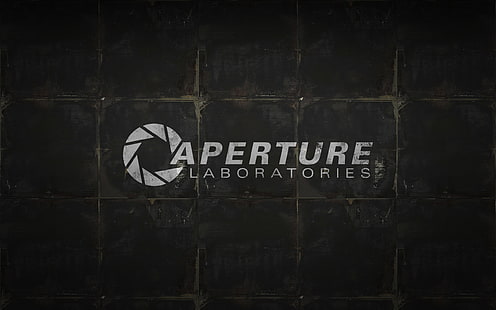 Aperture Laboratories logosu, Aperture Laboratories, Portal (oyun), video oyunları, HD masaüstü duvar kağıdı HD wallpaper