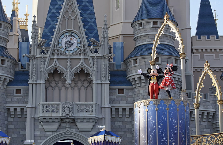 Disneyland castle, Disney World, Orlando, Mickey Mouse, Florida, Minnie  Mouse, HD wallpaper | Wallpaperbetter