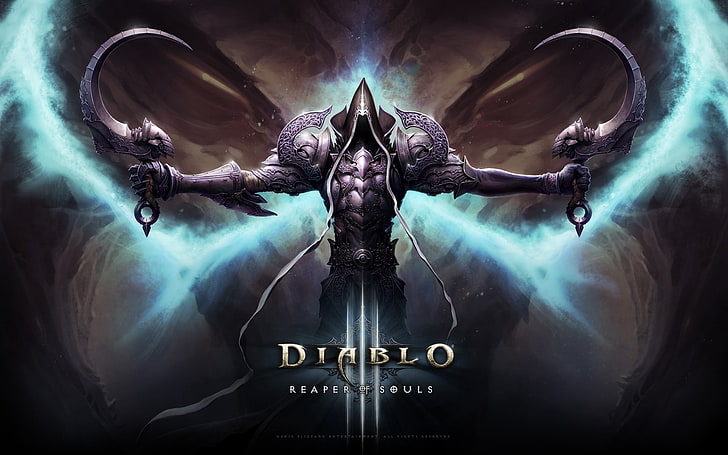 Diablo Reaper of Souls Vektorgrafik, Diablo III Reaper of Souls, Diablo, Addition, Beute 2 0, Nephalim, Maltael, HD-Hintergrundbild