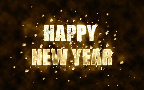 feliz ano novo desejos e saudações cartão com linda, feliz ano novo ilustração, feliz ano novo, desejos, saudações, cartão, linda, HD papel de parede HD wallpaper