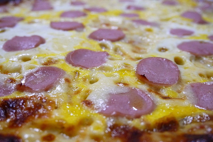 gebackene Pizza, Pizza, Essen, HD-Hintergrundbild