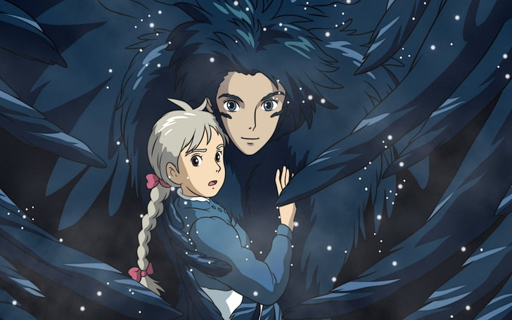anime, Hayao Miyazaki, Howl, Howls Moving Castle, film, Studio Ghibli, Wallpaper HD
