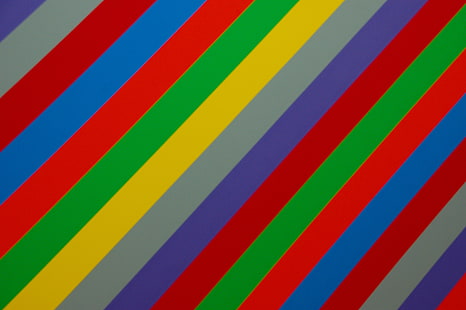 carta da parati a righe multicolore, linee, strisce, obliquamente, multicolore, Sfondo HD HD wallpaper