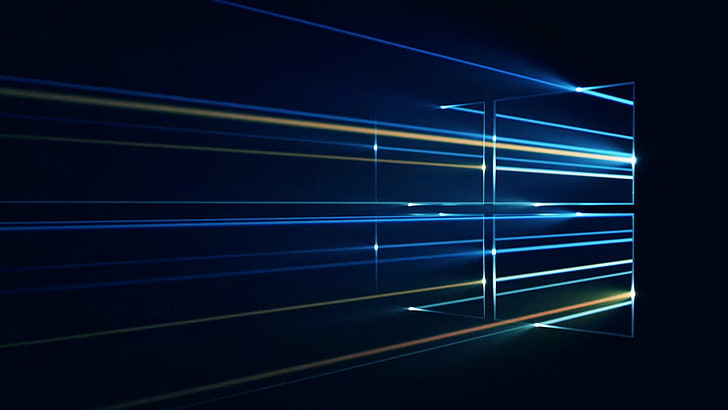 Sfondo del desktop Microsoft Windows 10 05, illustrazione del logo Windows, Sfondo HD