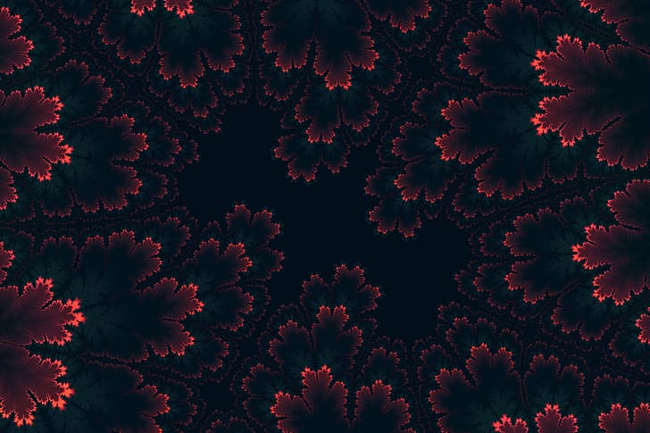 fractal, Adi Dizdarevic, dark, symmetry, HD wallpaper