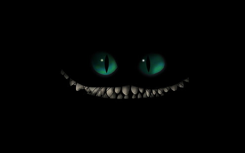 Alice im Wunderland, Cheshire Cat, gruselig, HD-Hintergrundbild HD wallpaper