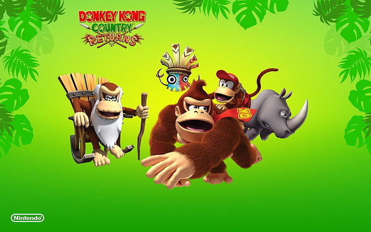 Donkey Kong, Donkey Kong Country Returns, HD tapet