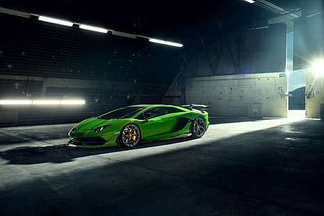 Lamborghini, Lamborghini Aventador SVJ, Автомобиль, Зеленый Автомобиль, Lamborghini Aventador, Спортивный Автомобиль, Суперкар, Автомобиль, HD обои HD wallpaper