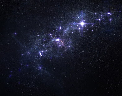 Cluster di stelle, carta da parati galassia, spazio, stelle, cluster, Sfondo HD HD wallpaper