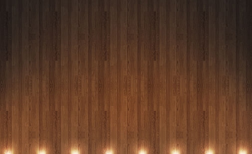 Madera iluminada, pared de madera marrón, Aero, Creativa, Madera, Iluminada, Fondo de pantalla HD HD wallpaper