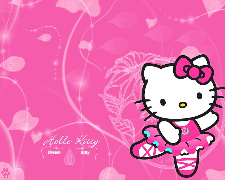 здравей коте мечта коте 1280x1024 аниме Hello Kitty HD Art, HD тапет
