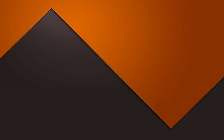 Оранжевый, серый, зигзагообразный, абстрактный, оранжевый, серый, зигзагообразный, HD обои