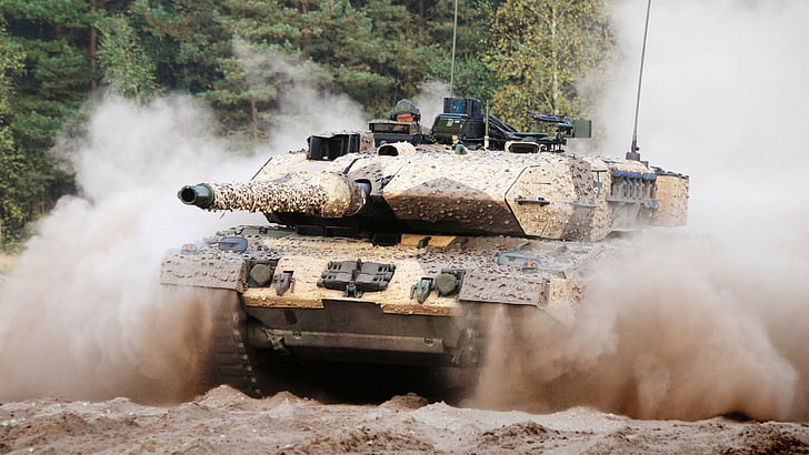 Leopard 2A7, tank, German Army, HD wallpaper