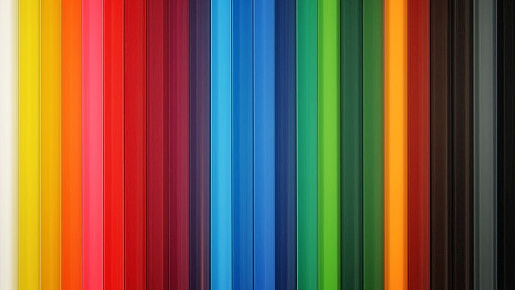 tons de barras coloridas, listras, arco-íris, vertical, HD papel de parede