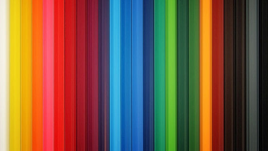 tons de barras coloridas, listras, arco-íris, vertical, HD papel de parede HD wallpaper