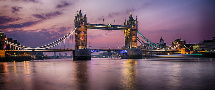 London Bridge under skymning, tornbro, tornbro, Tower Bridge, Dawn, London Bridge, skymning, London Bridge, Thames, morgon, berömd plats, thames River, arkitektur, bro - konstgjord struktur, london - England, Storbritannien, flod, england, natt, stadsbild, stad, urban scen, HD tapet