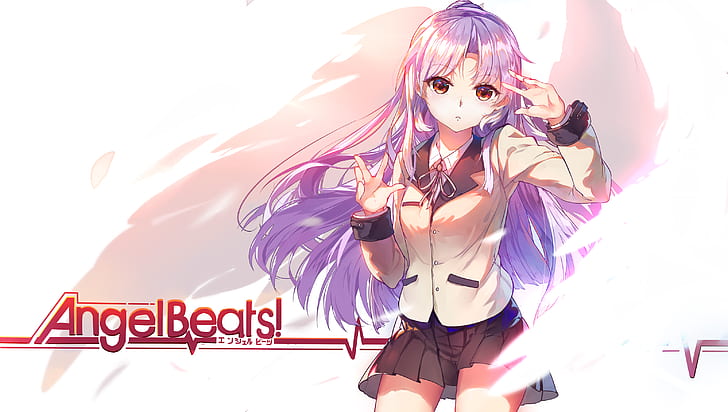 Anime, Angel Beats !, Kanade Tachibana, Fondo de pantalla HD