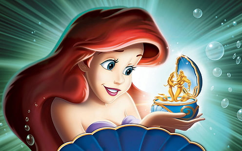 Film, Den lilla sjöjungfrun: Ariels början, sjöjungfru, HD tapet HD wallpaper