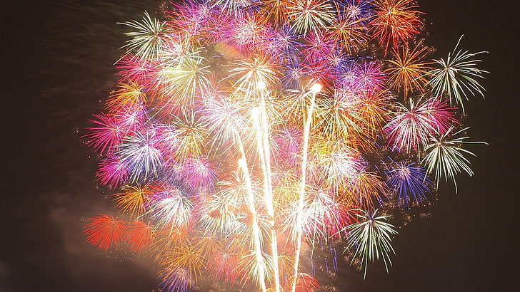 firework, night, july, new, star, fireworks, celebration, fire, light, festival, explosive, year, holiday, party, art, explosion, event, design, bright, colorful, color, independence, black, glow, sky, celebrate, graphic, explode, pattern, texture, display, stars, day, fun, dark, shape, glowing, colors, backgrounds, burst, HD wallpaper