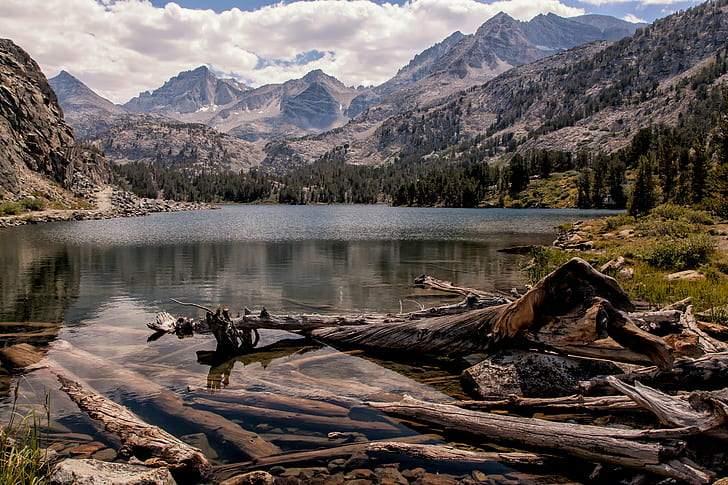 photography of mountain during daytime, long lake, california, long lake, california, Long Lake, California, photography, daytime, Little Lakes Valley, Lake  Mountain, Mountain Lake, Eastern Sierra, nature, mountain, landscape, lake, scenics, outdoors, water, forest, tree, reflection, mountain Range, mountain Peak, sky, beauty In Nature, travel, rock - Object, autumn, HD wallpaper