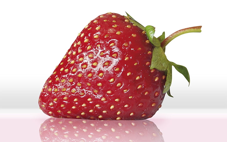 buah strawberry gambar hd, Wallpaper HD