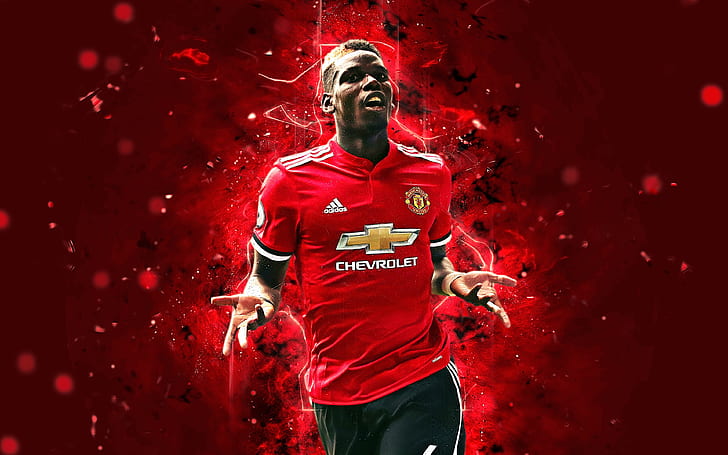 Soccer, Paul Pogba, French, Manchester United F.C., HD тапет