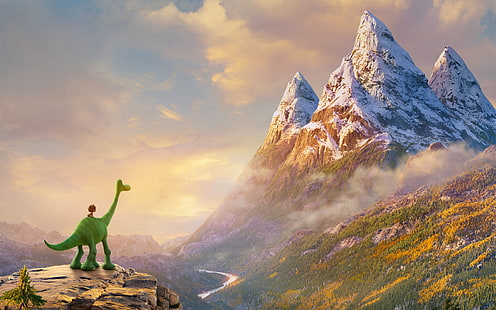 Dobry dinozaur, dobry film o dinozaurach, dobry, dinozaur, Tapety HD HD wallpaper