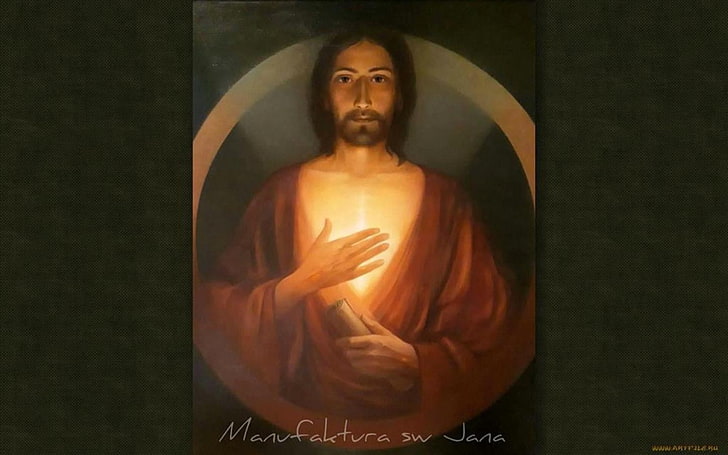 Heart of Jesus - ความรักและความสว่างหัวใจพระคริสต์แสงสว่างพระเยซู, วอลล์เปเปอร์ HD