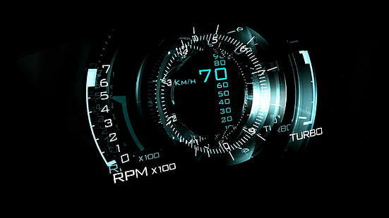 Saab speedometer, teal rpm gauge, รถยนต์, 1920x1080, speedometer, saab, วอลล์เปเปอร์ HD HD wallpaper