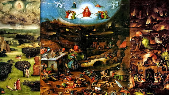 Kunst, Jheronimus Bosch, Malerei, das letzte Gericht, HD-Hintergrundbild HD wallpaper