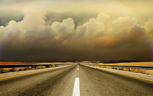 Chmury Krajobrazy Autostrady Drogi Darmowe tło pulpitu, drogi, tło, chmury, pulpit, autostrada, krajobrazy, Tapety HD HD wallpaper