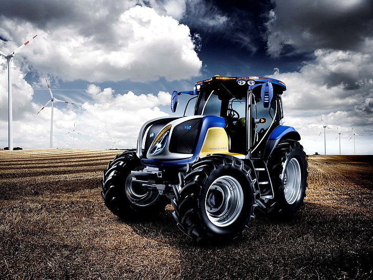 new holland tractor, HD wallpaper