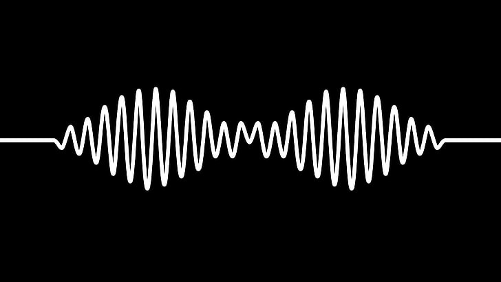 ภาพประกอบกราฟสีขาวสีดำความเรียบง่าย Arctic Monkeys, วอลล์เปเปอร์ HD