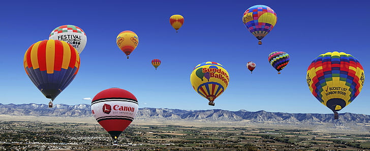 sıcak hava balonu gökyüzü üzerinde, colorado, colorado, Balonlar, Colorado, gökyüzü, sıcak Hava Balonu, uçan, macera, seyahat, hava, sepet, hava Araç, ısı - Sıcaklık, açık havada, kapadokya, goreme, dağ, doğa, spor, HD masaüstü duvar kağıdı