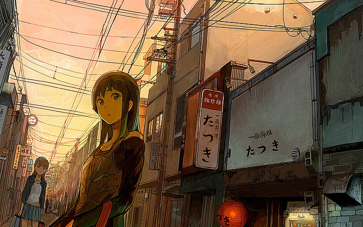 седой женский аниме персонаж иллюстрация, аниме девушки, HD обои