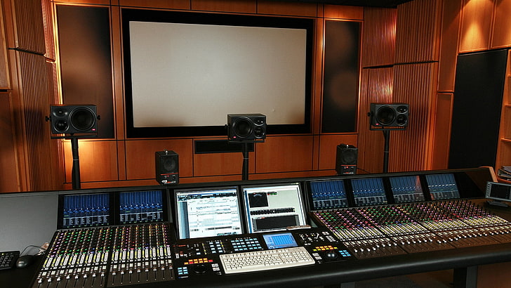 schwarze Audiomixer, Sound, Studio, HD-Hintergrundbild