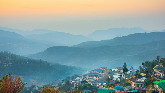 Collines de Kohima, Nagaland, Inde, Asie, Fond d'écran HD HD wallpaper