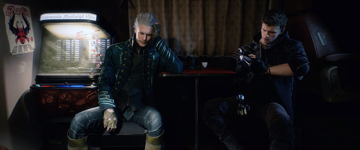 Devil May Cry, Devil May Cry 5, Nero (Devil May Cry), Vergil (Devil May Cry), Tapety HD