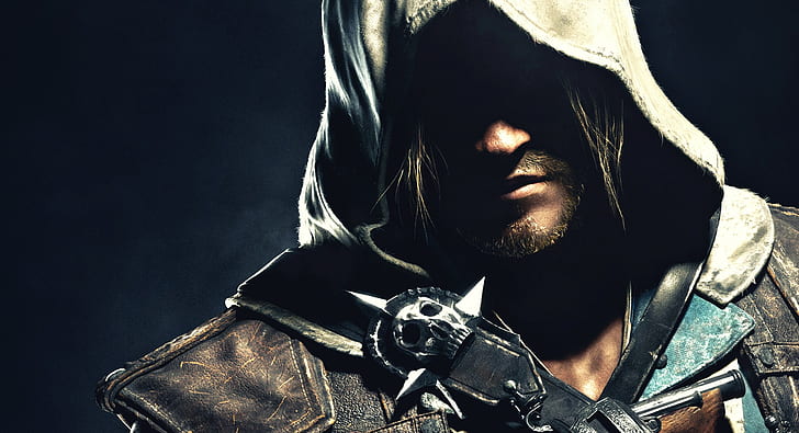Assassins Creed IV: Черный флаг, видеоигры, Эдвард Кенуэй, Assassins Creed IV: Черный флаг, HD обои