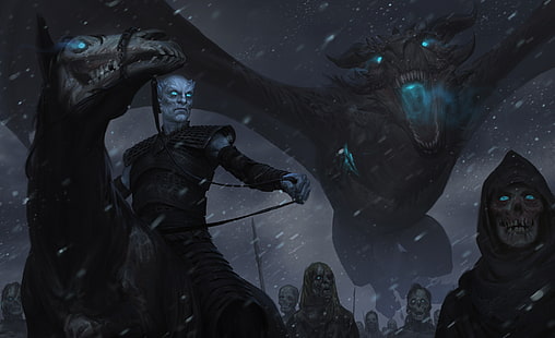 TV-show, Game of Thrones, Dragon, Night King (Game of Thrones), HD tapet HD wallpaper