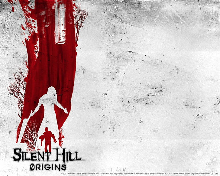 Silent Hill Blood HD, quadro de origens de colina silenciosa, videogames, sangue, colina, silencioso, HD papel de parede